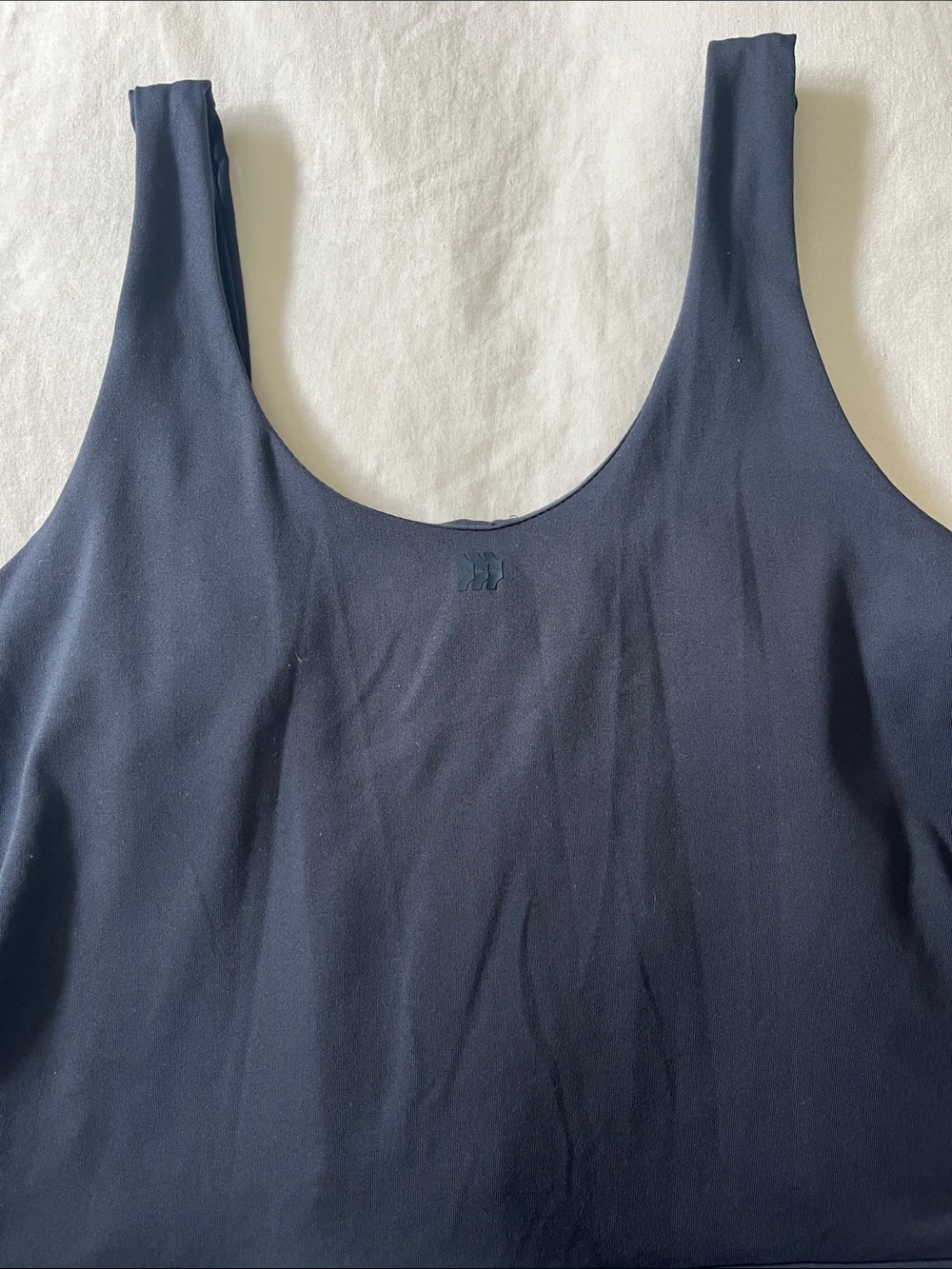 All in Motion Navy Blue Athletic Dress with Built in Shorts & Bra, Size Large - Picture 3 of 4